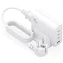AISENS Cargador Sobremesa GaN 140W 3x USB-C PD3.1 1x USB-A Blanco